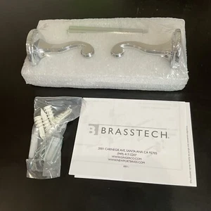 Ginger Circe Doppelpfosten Toilettenpapierhalter Chrom poliert. 2708A/PC - Bild 1 von 7