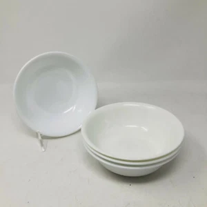 "Juego de 4 tazones de cereal de sopa de invierno Corelle Corning blanco escarcha de 6 1/4" cupé - Imagen 1 de 12
