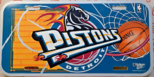 Detroit Pistons Plate Wincraft Made in USA Durable Plastic NBA
