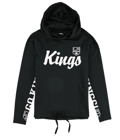 G-III Sports Womens LA Kings Hoodie Sweatshirt, Black, Medium Cover