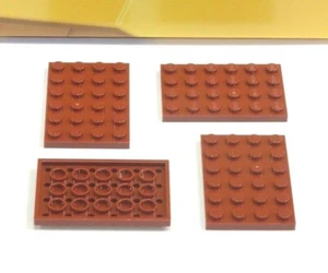 4x - Lego Dark Red Plate 4 x 6 (3032) - Picture 1 of 1