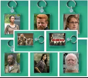 The Walking Dead Characters 2, Photo Keyring / bag tag, clear plastic, - Picture 1 of 31