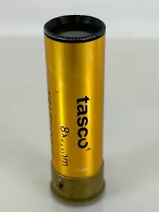 Vintage Tasco Gold Black Handheld Pocket Telescope Monocular 8x mm 2 3/4 Long - Picture 1 of 8