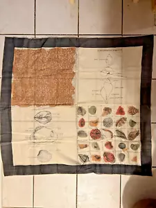 Polyester Seashell Scarf or small table cover 32" square - Picture 1 of 5