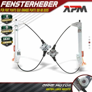 2x Fensterheber Manuell Hinten L+R für Fiat Punto Grande Punto 199 2005-2018 - Bild 1 von 8