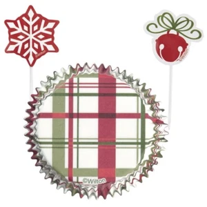 Wilton 24er-Packung Weihnachten Süßigkeiten & Leckereien Cupcake Hüllen & Auswahl Kombination KOSTENLOSER VERSAND - Bild 1 von 1
