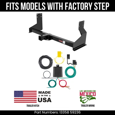 Enganche de remolque Sprinter 2500 07-13 con cableado de 4 pines con corte de paso OE 5K 2" Foto 1 de 3