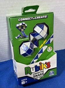 New Rubik’s Connector Snake, Two-Pack Cubes 3D Puzzle Game Activity Cube Fidget - Picture 1 of 2