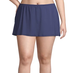 Liz Claiborne Swim Skirt Swimsuit Bottom Plus Size 16W, 18W New Navy Msrp $54.00 - Picture 1 of 3