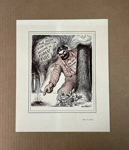 Serie impresa Paul Bunyan de 1950 Nº 58 El fuego de picnic que puede convertirse... - Imagen 1 de 2