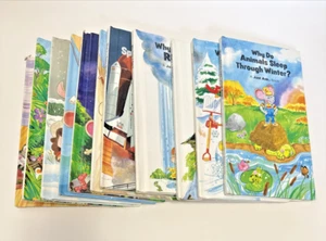Lot of 11 Vintage A Just Ask Book Weekly Reader 90s Hardcover Library Copies - Picture 1 of 9