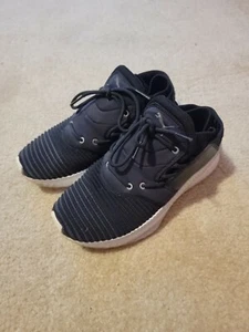 Puma TSUGI Shinsei Evo Knit Womens Black Silver Athletic Shoes Size 9 367039-05 - Picture 1 of 10