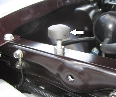 1959-1987 Buick Hood Bumper | OEM #371945 | Correct Size and Shape - Image 1 of 4