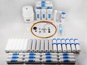 7 Stufen Umkehrosmoseanlage Mineralisator 3 Jahre Ersatzset Wasserfilter Germany - Bild 1 von 24
