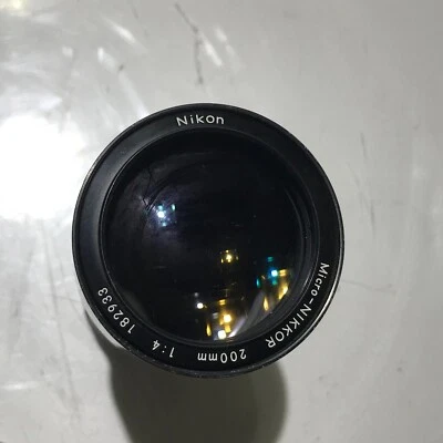 Nikon Micro NIKKOR 200mm f/1:4 182933 Macro Lens From Japan *FOR PARTS - Image 1 of 4