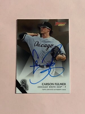 Autógrafo Carson Fulmer 2015 Bowman’s Best #20 - Imagem 1 de 3
