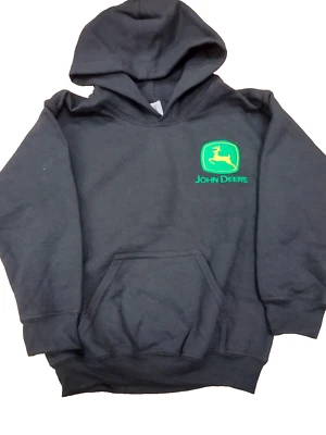 John Deere | Tractor Hoodie | childrens | embroidered logo | age 5-6yrs I £6