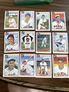 Lot of 12 Different 1983 Donruss Hall of Fame Heroes Baseball Cards - Picture 1 of 2