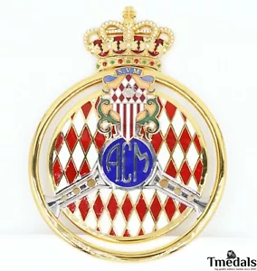 Insignia Original ACM GOLD Automóvil Club de Monaco Rejilla Esmalte Real 2011 ¡Raro! - Imagen 1 de 9