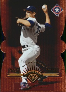 1997 (RANGERS) Leaf Fractal Matrix Die Cuts #47 John Wetteland BY