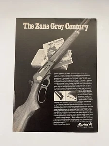 Marlin Zane Grey Century Rifle 1971 Print Ad - Bild 1 von 3