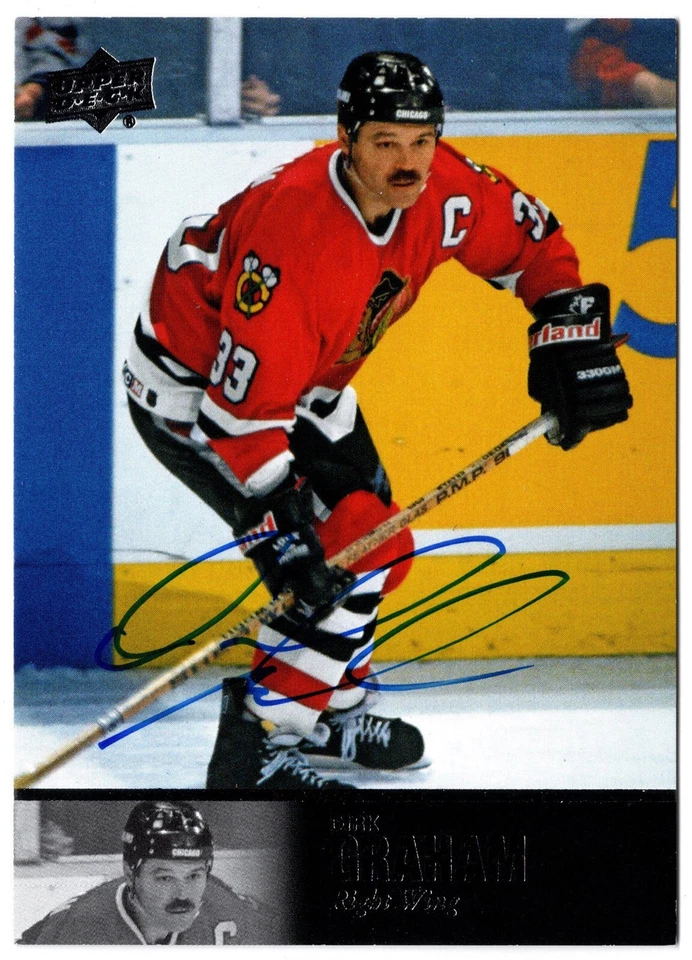 2020-21 UD SP Signature Edition Legends '97 Auto DIRK GRAHAM #AL-172 Blackhawks - Image 1 of 1