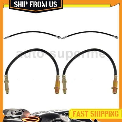 4x Brake Hose Line Front Rear Kit For Dodge P200 Van -- 1969-1971 - Image 1 of 4