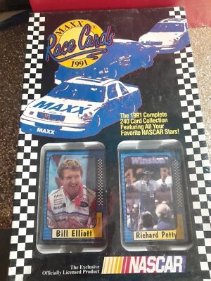 1991 MAXX RACE CARDS Complete Set 240 Cards Free Shipping. Sealed  - Image 1 of 3
