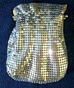 Apri Nights silber Pailletten Abendkupplung Druckknopfverschluss - Bild 1 von 5