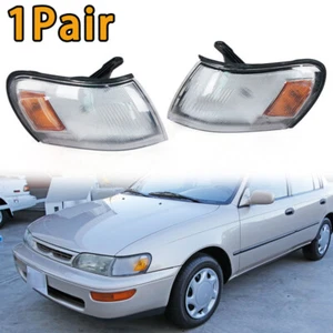 2pz Segnalatore Laterale Parcheggio Segnale Direzione Angolo Luci Per Toyota Corolla 1993-1997 - Foto 1 di 18