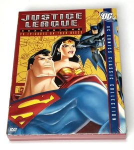Justice League: Season One (DVD, 2001) Animated Show Batman Superman New Sealed - Foto 1 di 4