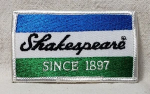 Vintage Shakespeare seit 1897 Patch Angeln unbenutzt. KOSTENLOSER VERSAND - Bild 1 von 4