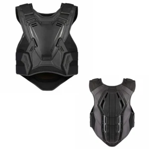2024 Icon Field Armor 3 Men's Street Motorcycle Black/Stealth Vest - Pick Size - Picture 1 of 4