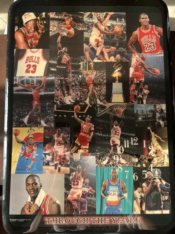 1998 Michael Jordan "Through The Years" Wall Clock Starline 15.25 x 21.75 GOAT! Cover