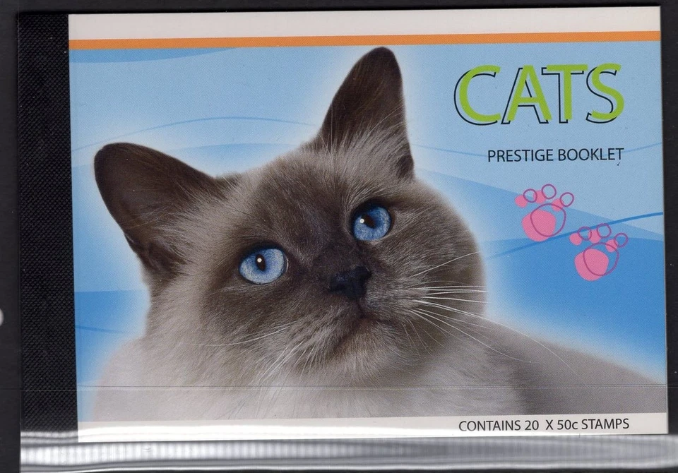 AUSTRALIA SGSP37 2004 CATS AND DOGS PREMIUM (CATS) BOOKLET MNH - Image 1 of 1