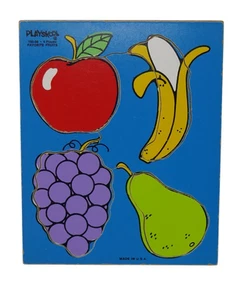 Playskool Favorite Fruits Wooden Puzzle 180-06 - Picture 1 of 5