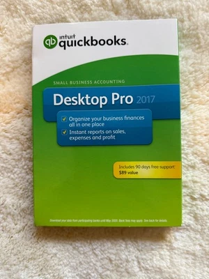 Quickbooks Pro 2017 Desktop Windows Intuit Full US/English Retail Version NEW - Image 1 of 4