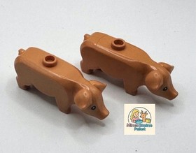 (L-2) LEGO City Pig 87621pb01 Knights Pirates Hobbit Farm 7684