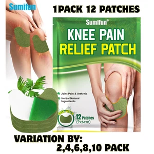 Knie Schmerzlinderung Pflaster Wermut Muskel Gelenkschmerzen Pflege Pflaster - 1er Pack (x) 12 Stück - Bild 1 von 15