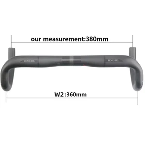 Carbon Road Bicycle Handlebar 380/400/420/440mm Racing 31.8mm Drop Handlebars - Picture 1 of 48