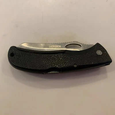 Gerber 0870713G Folding Knife USA, Portland OR Tanto Silver Combo Serrated Blade - Image 1 of 4