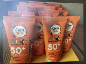 Neu, 8 Stk Cien Sun Kids Sonnencreme 50+,100 ml Stiftung Warentest sehr gut - Bild 1 von 6