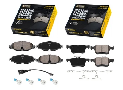 Front and Rear Ceramic Brake Pads for Audi A3 TT Quattro Volkswagen E-Golf Jetta - Image 1 of 4