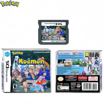 GENERAL Nds Moemon Black 2&White 2 Us Version English Video Game Console Card Toys