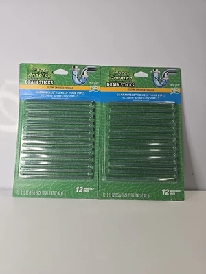  Green Gobbler BIO-FLOW Drain Strips Drain Cleaner & Deodorizer- Lot Of 2 - Image 1 of 2