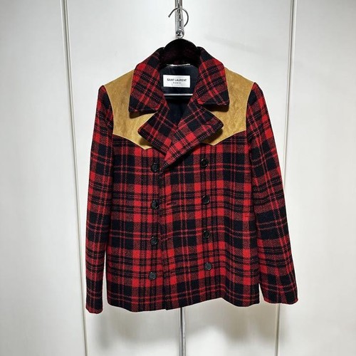 SAINT LAURENT (YSL) Raro cappotto 42 Saintlaurentparis Saint Laurent P indossato da celebrità