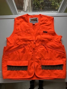 Gamehide Vest Mens Blaze Orange Hunting Outdoors Shooting Pheasant Pockets XL - Picture 1 of 8