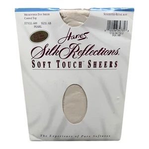 1994 Hanes Silk Reflections Soft Touch Pearl Size AB Control Top Style# 609 - Picture 1 of 2