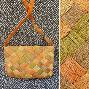 Vintage Woven Braided Straw Bag Made in Philippines - Picture 1 of 10