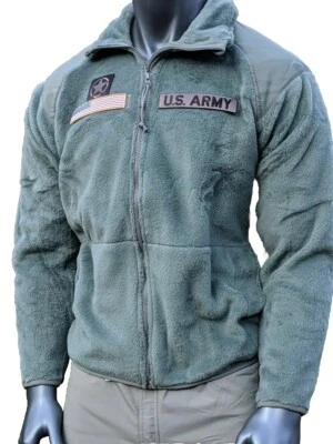 Gen 3 Ejército de EE. UU. Polartec Clima Frío CW Follaje ACU Vellón Militar Camisa Chaqueta  Foto 1 de 4
